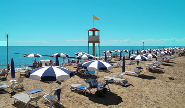 La spiaggia di Lido Altanea